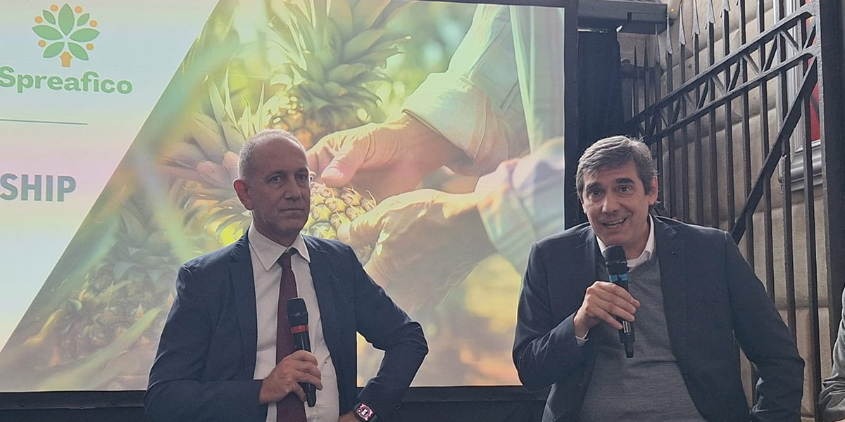 Da sinistra: Stefano Polidori, Amministratore delegato di Del Monte Italia e Claudio Perini, direttore operativo di Spreafico